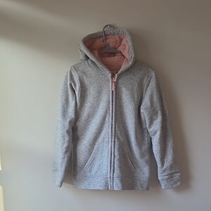Wonder Nation Gray Jacket with Pink Lining
